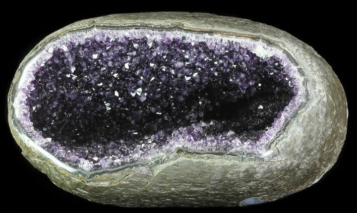 Purple Amethyst Geode - Uruguay #66692